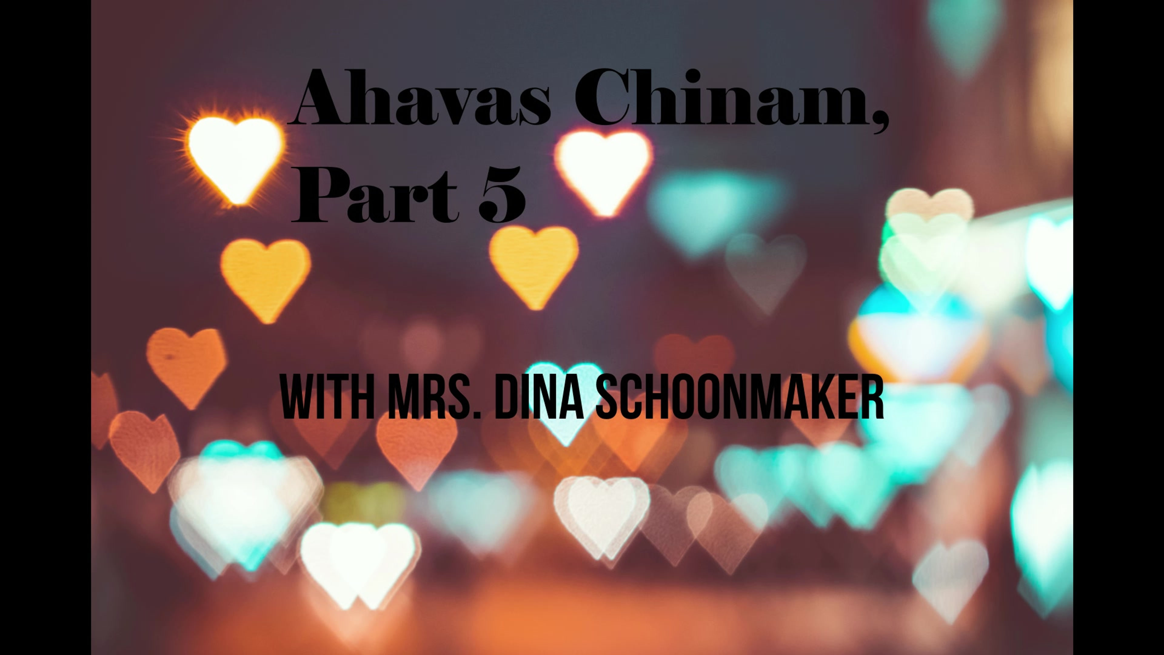 Ahavas Chinam